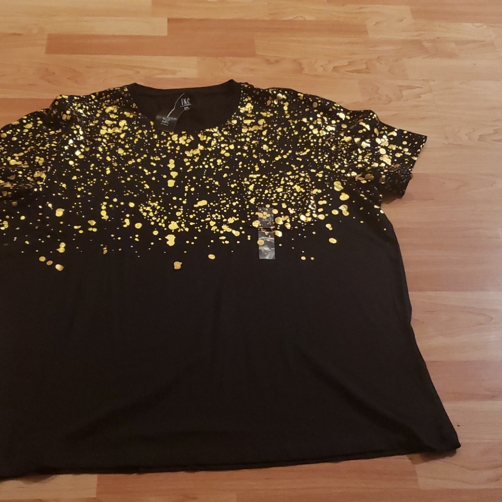 Black and gold shirt